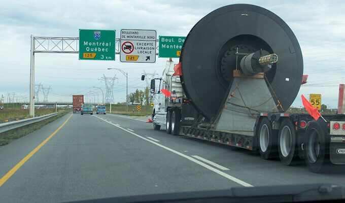 logistique transport à Montréal