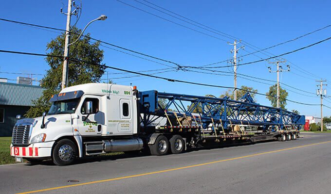 transport hors normes de Montréal